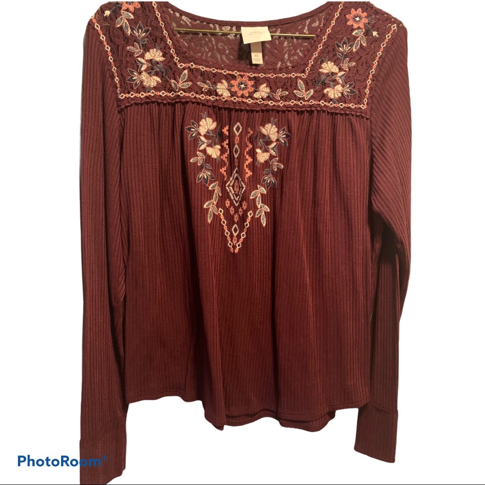 Dress Maroon color shirt